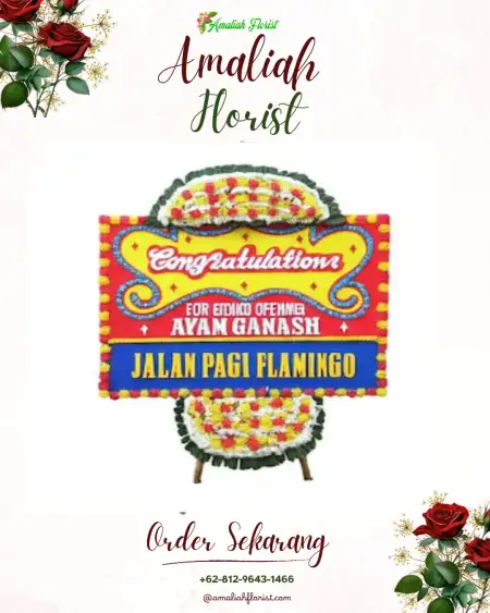 Sewa Papan Bunga Bime