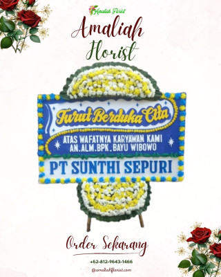 Papan Bunga Duka di Bime