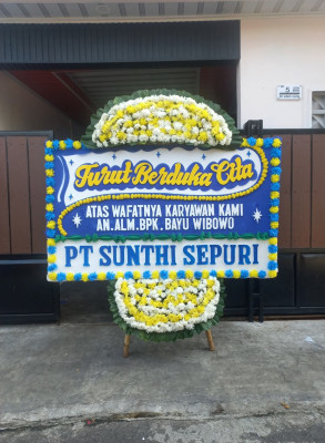 Papan Bunga Duka di Bime